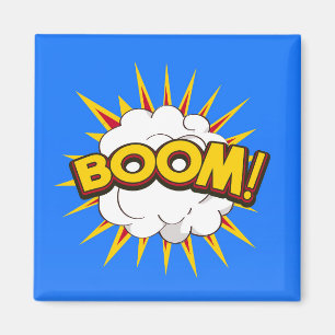 Imán ¡Boom! Explosión de dibujos animados
