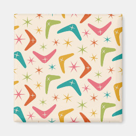 Imán Boomerang de mediados de siglo con estrenos retro