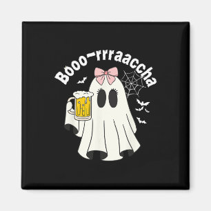 Imán Booo-rraaccha Funny Ghost Beer Halloween Spooky S