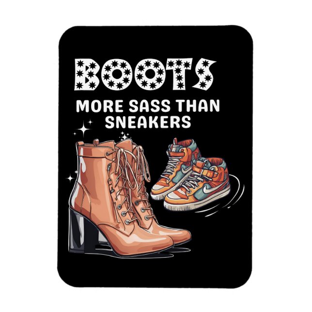 Imán Boots: Más Sass Que Sneakers (Vertical)