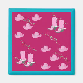 Imán Boots y Gorras de las Vaqueras occidentales