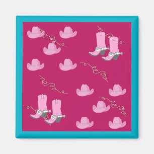 Imán Boots y Gorras de las Vaqueras occidentales