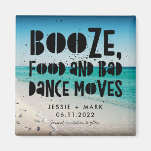 Imán Booze, comida, mala danza mueven playa salva la fe