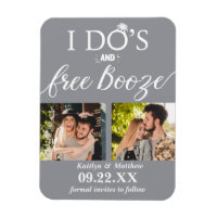 Booze gratis y Booze Modern Wedding Salven la fech