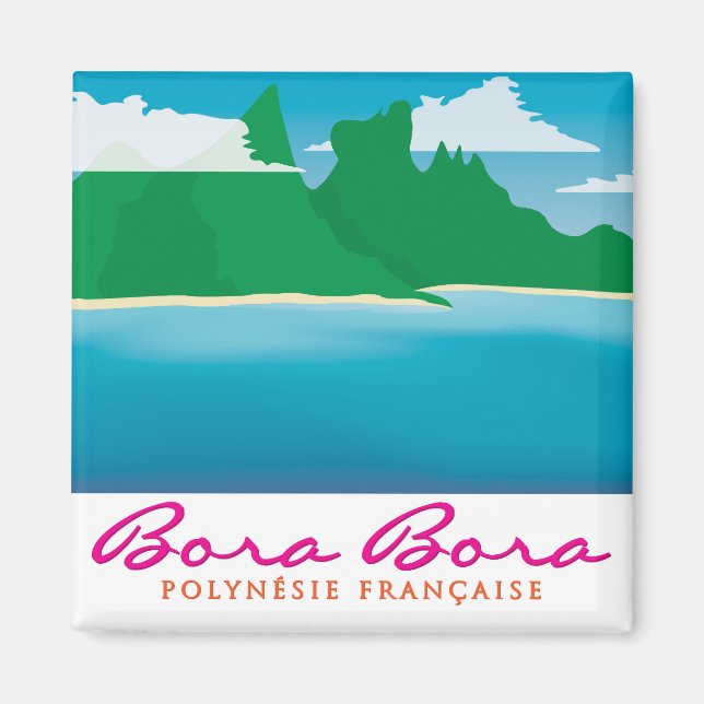 Imán Bora Bora (Frente)