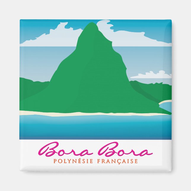 Imán Bora Bora (Frente)