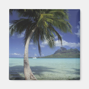 Imán Bora Bora, Polinesia Francesa Mt. Otemanu visto