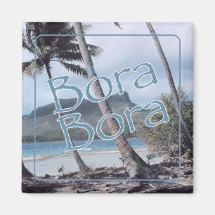 Imán Bora Bora Travel Souvenir Fridge Magnet