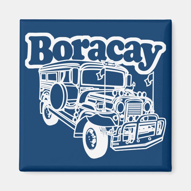 Imán Boracay Jeepney (Frente)