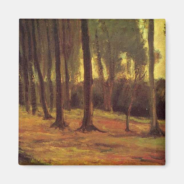 Imán Borde de un bosque por Vincent van Gogh (Frente)