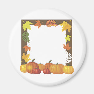 Imán Borde decorativo de otoño