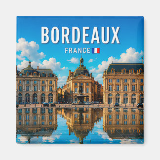 Imán Bordeaux Francia Frente Histórico del Río Eleganci
