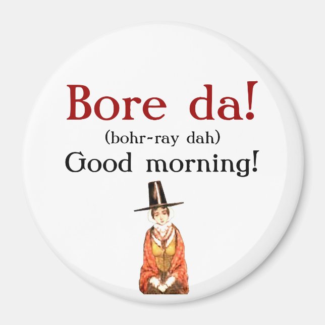 Imán ¡Bore da! (Frente)