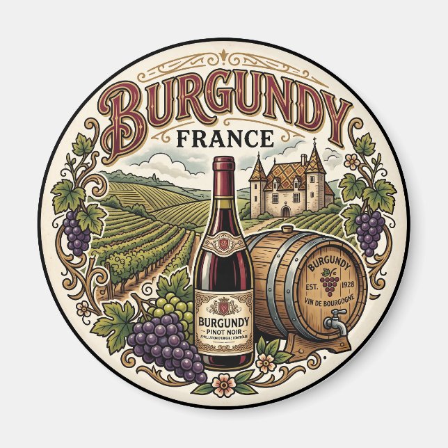 Imán Borgoña Francia (Frente)