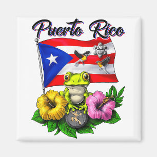 Imán Boricua Coqui Frog Taino Puerto Rico Puerto Rico