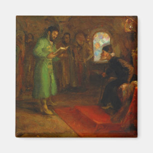 Imán Boris Godunov con Iván el Terrible
