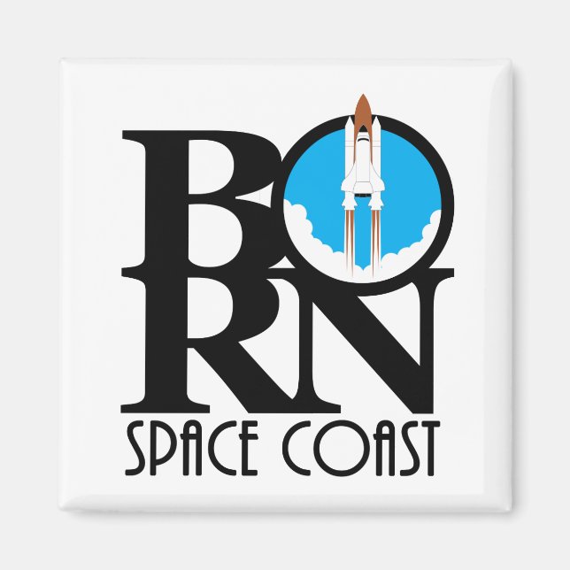 Imán BORN de la Costa Espacial de Florida (Frente)