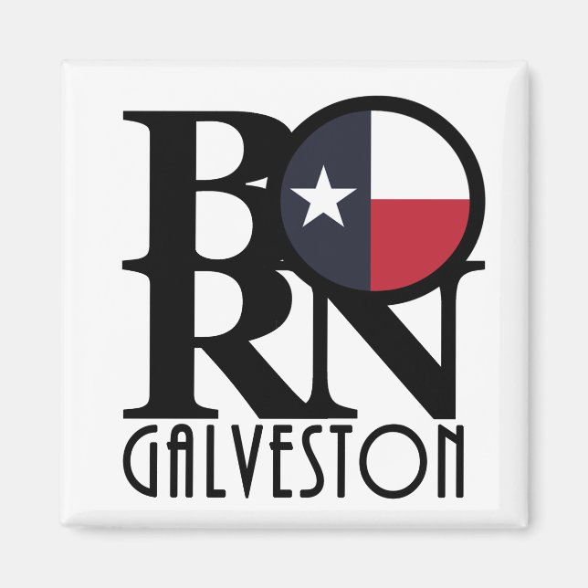 Imán BORN Galveston (Frente)