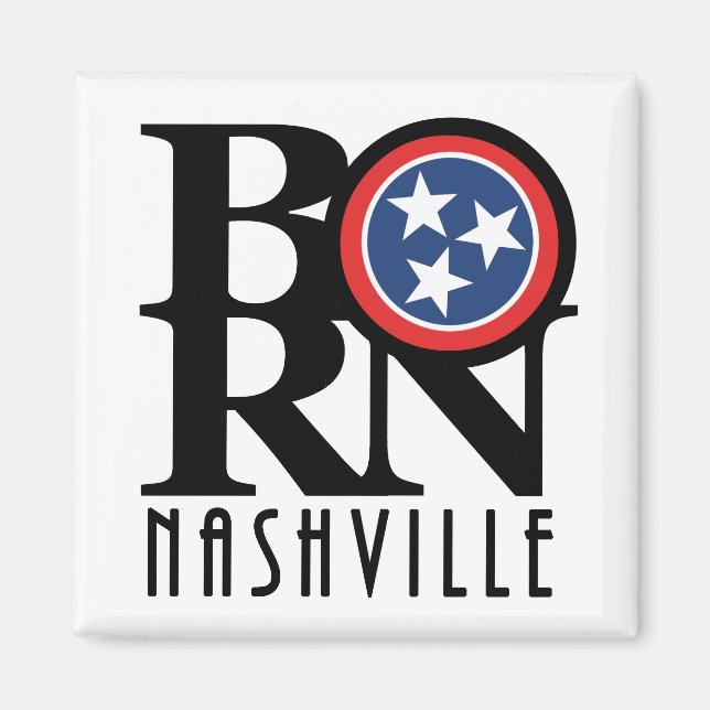 Imán BORN Nashville Tennessee (Frente)