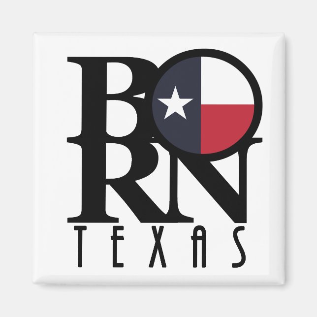 Imán BORN Texas (Frente)