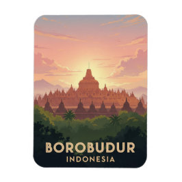 Imán Borobudur Indonesia Patrimonio de la Humanidad de 