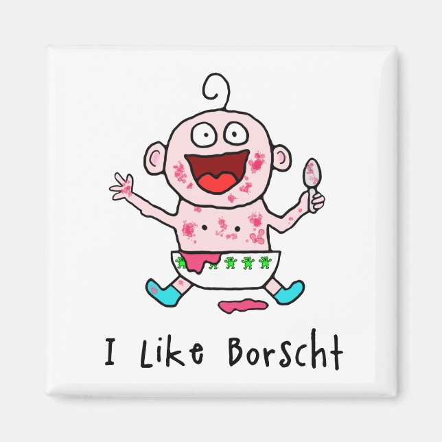 Imán Borscht Baby Magnet (Frente)