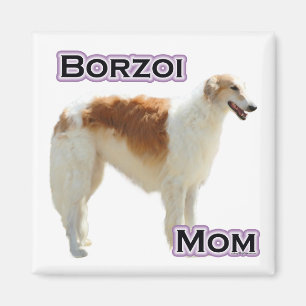 Imán Borzoi Mom 4 - Magnet