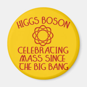 Imán Bosón de Higgs que celebra la masa desde Big Bang