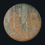 Imán Bosque de abedules de Gustav Klimt, Arte Nouveau v<br><div class="desc">Bosque de abedules (c. 1903) de Gustav Klimt es una pintura de paisaje de arte fino simbolista de la era victoriana vintage que presenta una escena natural. Un bosque con abedules y hojas en la temporada de otoño con hojas marrones esparcidas en el suelo. Sobre el artista: Gustav Klimt (1862-1918)...</div>