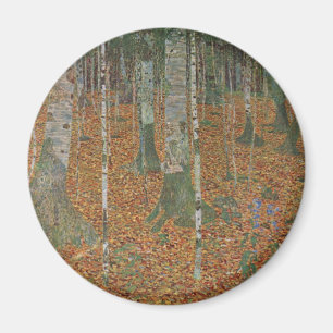 Imán Bosque de abedules de Gustav Klimt, Arte Nouveau v
