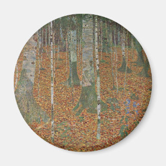 Imán Bosque de abedules de Gustav Klimt, Arte Nouveau v