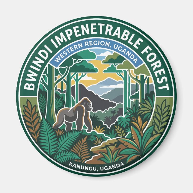 Imán Bosque de Bwindi Uganda (Frente)