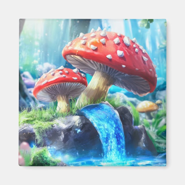 Imán Bosque de Hongos (Frente)