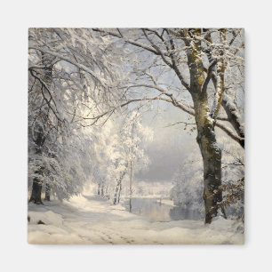 Imán Bosque de invierno