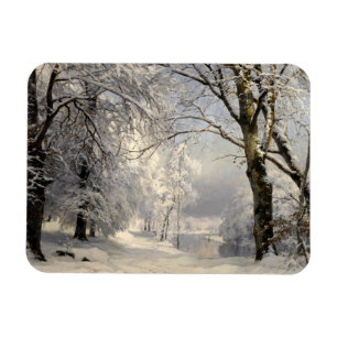 Imán Bosque de invierno