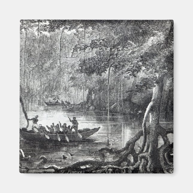 Imán Bosque de manglares' (Frente)