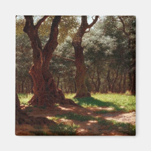 Imán Bosque de olivos en Cap Saint Martin