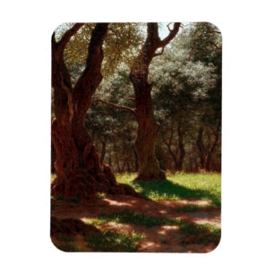 Imán Bosque de olivos en Cap Saint Martin