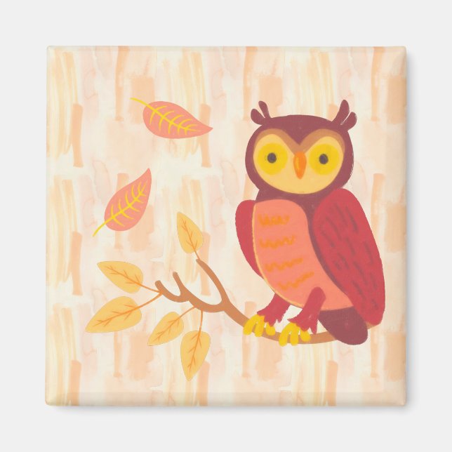 Imán Bosque de otoño (Frente)