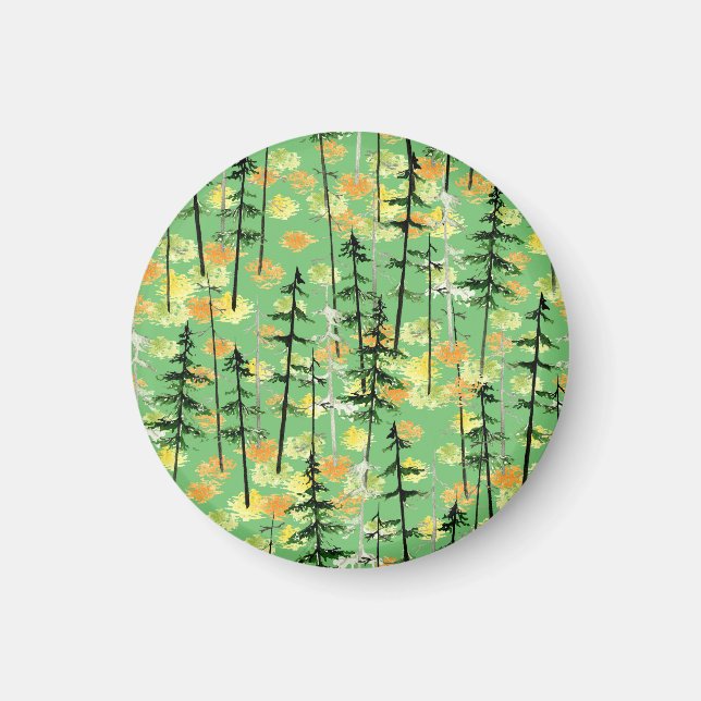 Imán Bosque de Otoño: Belleza Natural sin Marea (Frente)