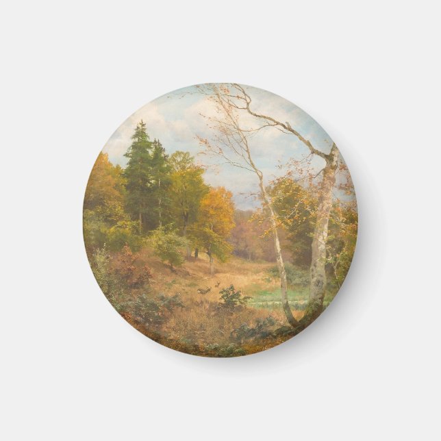 Imán Bosque de otoño – Heinrich Böhmer (Frente)