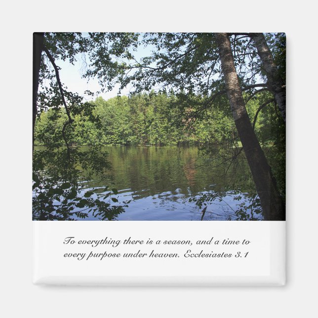Imán Bosque del lago Season Ecclesiastes (Frente)