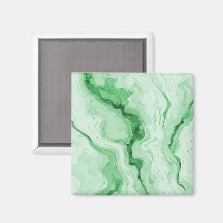 Imán Bosque Druzy Verde Agata Ilusión