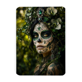 Imán Bosque Esmeralda Calavera – Botánica Verde
