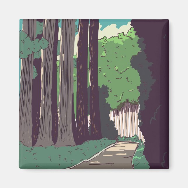 Imán Bosque japonés (Frente)