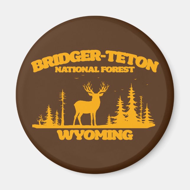 Imán Bosque nacional Bridger-Teton (Frente)