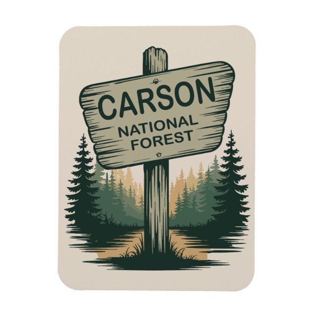 Imán Bosque Nacional Carson Nuevo México (Vertical)