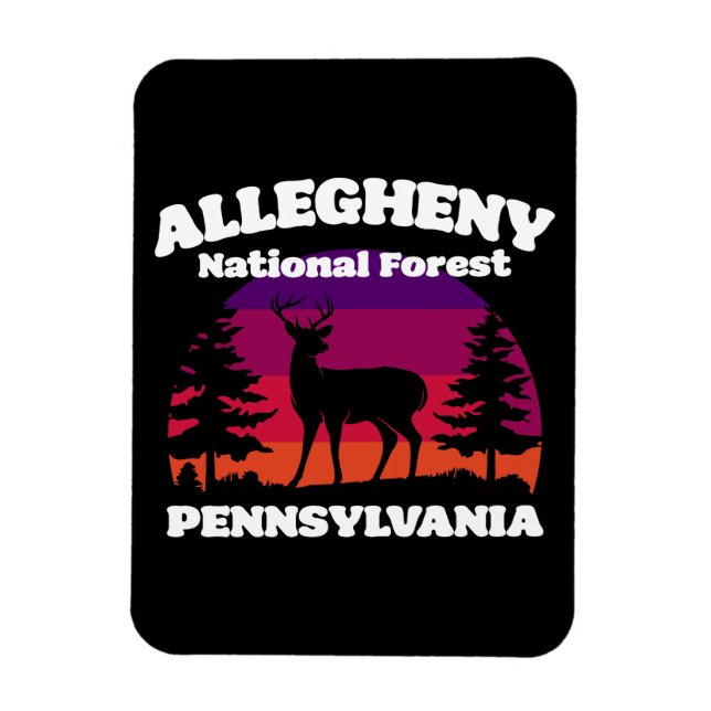 Imán Bosque nacional de Allegheny (Vertical)