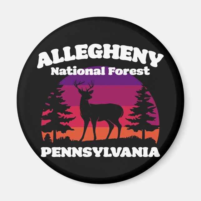 Imán Bosque nacional de Allegheny (Frente)