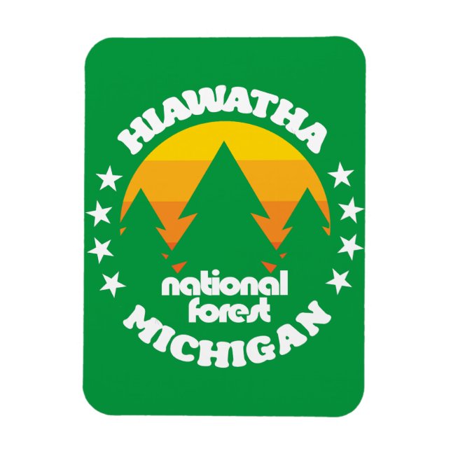 Imán Bosque nacional de Hiawatha (Vertical)